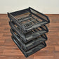 4-Layer Multifunctional File Rack with Drawers for Office Desk
