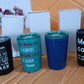 Stainless Steel Vacuum Insulated Mug with Lid (1 Pc / Mix Design & Color)