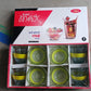 High Quality 4 Pc Glass & 4Pc Bowl Set, perfect choice For kitchen