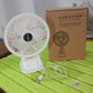 Multifunctional USB Desk Fan – Clip-On Plug & Play Fan, 1 Pc with Brown Box (On / Off Switch Not Provided)