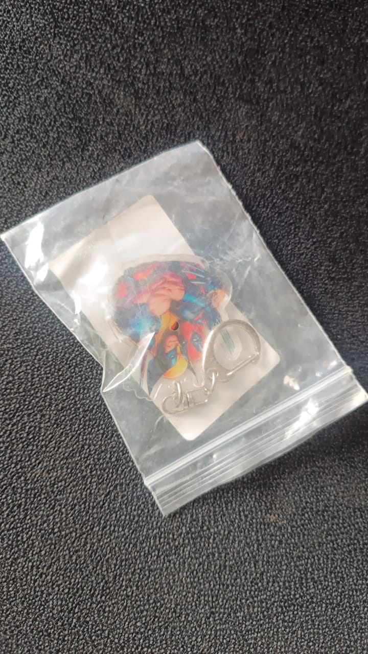 Cartoon Character Acrylic Keychain for  (1 Pc)