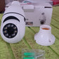 V380 Pro Fisheye 360 Degree Panoramic Wireless WiFi IP CCTV Security Camera (Pack of 1)