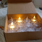12 Pcs Flameless and Smokeless Decorative Acrylic Candles Transparent Led Tea Light Candle for Gifting, House, Diwali, Christmas, Festival, Events Decor Candles, Diwali