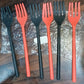 Silicone Flexible Forks, Silicone Cooking Fork Heat Resistant, Multifunctional Nonstick Blending Fork (6 Pcs)