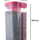 2147 Plastic 2 Sections Air Tight Transparent Food Grain Cereal Storage Container (2 Ltr)