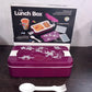 Compact lunch box with lid