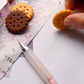 Biscuit-Shaped Erasers | Fun Rubber Stationery for Kids | Creative Birthday Gift Toy (6 Pcs Set)
