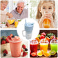 2 In1 Portable Crusher Juicer With Handle & Straw for Smoothie Sipper USB Rechargeable (340 ml) 6 Stainless Steel Blades Compact Juicer Mixer, Juicer Portable Fresh Juice Blender Portable Electric Juicer ( 340 ML )