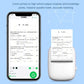 Pocket Mini Bluetooth Thermal Printer – Wireless Smart Printer for Photos (Includes 1 Roll Paper)