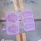 Silicone Sicle Molds – DIY Ice Pops with Lids & 50 Sticks