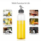2346 Oil Dispenser Transparent Plastic Oil Bottle   1 Liter