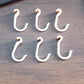 Self-Stick Plastic Hooks