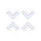 Table corner edge protector guards for child safety, pack of 4