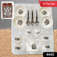 Tickles Tea toy Set | Coffee Kitchen Plastic Set Toy for Kids, Boys & Girls (14 Pcs / Mix Size & Design)
