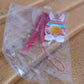 Cute Bunny-Shaped Pop It Fidget Toy Keychain (1 Pc)