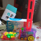 Transparent Funny Train Engine Block Set – 60-Piece Music & Lights (Batteries Not Included)
