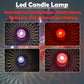 Big Simple Candles for Home Decoration, Crystal Candle Lights, Diwali (Multicolor)