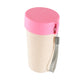 12683 Travel Coffee Cup Portable Water Bottle Wheat Straw Coffee Tea Mug Coffee Mug With Lids For Coffee Tea (300 Ml Approx)
