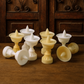 Set Of 8 White Water Sensor Led Diyas
