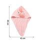 Microfiber Cartoon Hair Wrap 