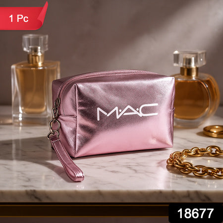 Metallic Travel Makeup Pouch - (1 Pc)