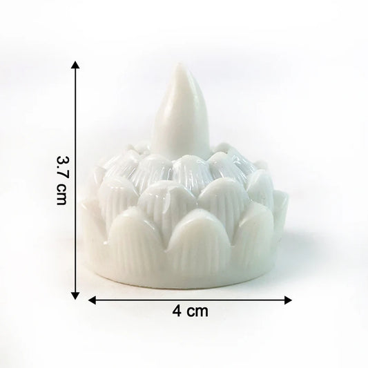 Lotus Shaped Led Flameless Tealight Candles - (8 Pc)