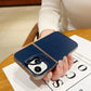 Soft Leather Pattern with Camera Kickstand
