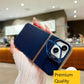 Soft Leather Pattern with Camera Kickstand