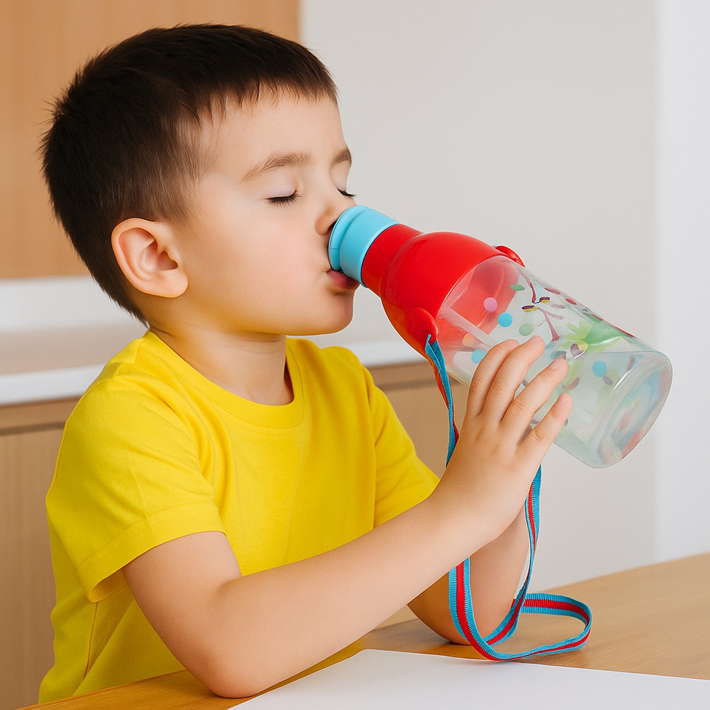 0273 Plastic Tranparent Sports Insulated Water Bottle With Dori  Straw Easy To Carry High Quality Water Bottle Bpa-free  Leak-proof For Kids School For Fridge Office Sports School Gym Yoga (1 Pc 800ml)