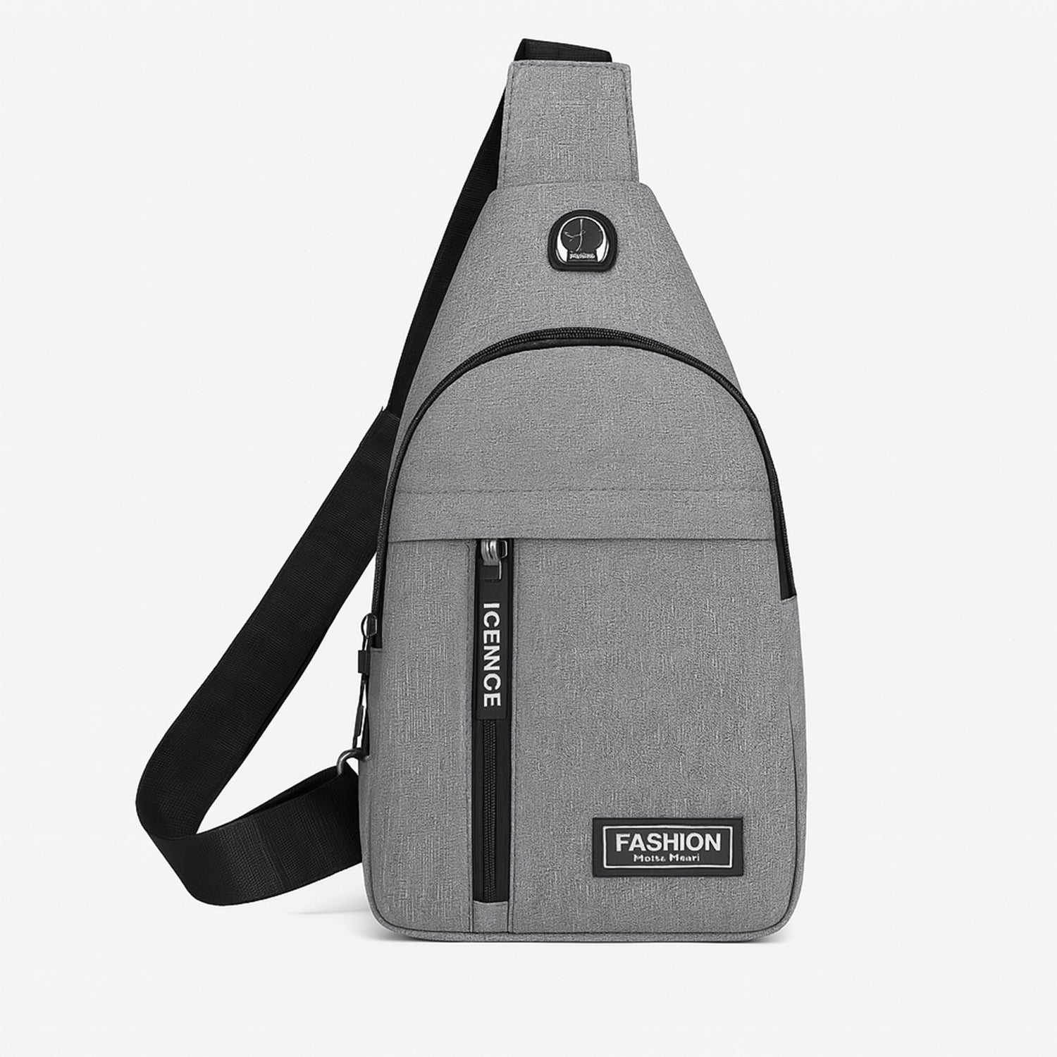 Waterproof Waist Bag Shoulder Bags Usb Charging Earphone Hook Sling Travel Bag (1 Pc)