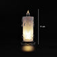 6559 Big Size Flameless Melted Design Candles For Decoration (Set Of 12pc)