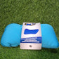 Front view of the mini travel pillow with cushion.