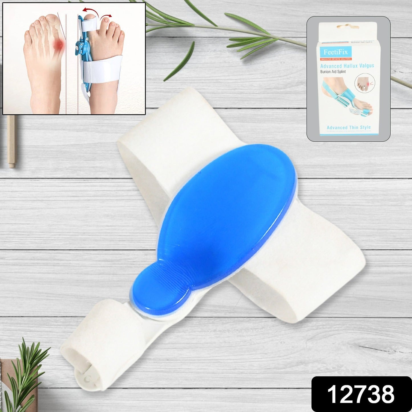 Adjustable Bunion Support Splint – Hallux Valgus Corrector for Men & Women