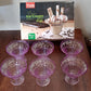Crystal Plastic Ice-Cream Bowl, Home & Kitchen Serving Platter or Dessert Cup for Sundae, Sweets, Snacks, Fruit, Pudding, Nuts or Dip, Serving Bowls (Crystal Cups, Set of 6)