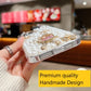 Handmade Decorative Pearl and Diamond Bear Phone Case for iphone 16 only