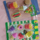 3D Food Fancy & Colorful Erasers – Cute Novelty Eraser Set for Kids & School Prize (1 Set / Mix Design & Color)