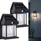 9428 Solar Wall Lights  Lamp Outdoor Wireless Dusk To Dawn Porch Lights Fixture Solar Wall Lantern With 3 Modes  Motion Sensor Waterproof Exterior Lighting With Clear Panel (1 Pc )