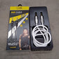 JK Aux Cable for Mobile and Tablet Home / Car Stereos & More (1 Pc / 1000MM)