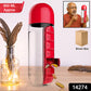 Water Bottle With Built-in 7-day Pill Organizer Approx 900ml (1 Pc)