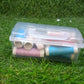 Portable Travel Sewing Kits Box, Sewing Tool Box for Home and Wedding Sewing Kit Essential Sewing Tools