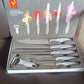 Marble Coated Stainless Steel Kitchen Knife Set (6 Pc)
