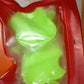 Apple-Shaped Plastic Mobile Phone Holder (3 Pc & mix color)