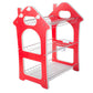 3-layer dish rack for organizing crockery and utensils