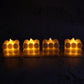 Decorative Led Bubble Candles (4 Pc  Set)