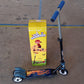 Basic Kids Ride On Leg Push Scooter for Boys and Girls (4 - 8 Years Old Kids) Foldable Scooter Cycle with Height Adjustment for Boys and Girls Multicolor (1 Pc / 3 Wheel) 