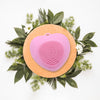 6996 Waterproof Face Wash Brush Face Scrubber Facial Cleansing Brush Exfoliating Silicone Face Hot Compress Scrubber Cleaning For Deep Skin Care Heart Shaped For Women For Home