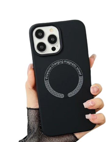 Silicon Black ( Black ) for 16 pro max