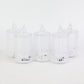 Premium Crystal Effect Led Flameless Candle Lights (5 Pc)