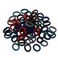 Small Hairbands Bands for Hair Rubber Bands (Pack of 50 / Multicolour), Hair accessories