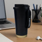 Premium Assorted Metal and Plastic Travel Mug Tumbler Cup (1 Pc / Mixed Design)